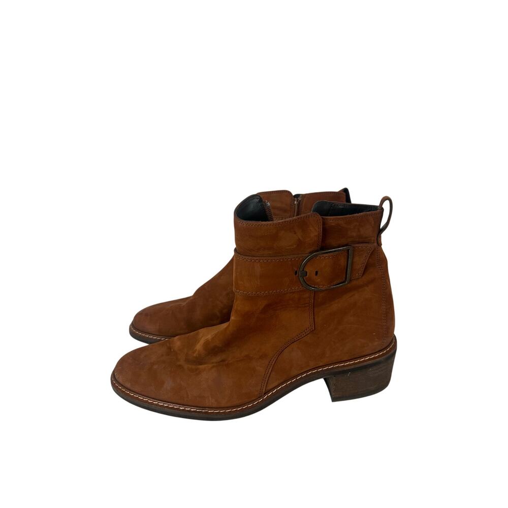 Paul Green Diego Cognac Nubuck Boots Size US 8  UK 5.5 Nice, Few Small Scuffs